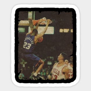 Cedric Ceballos vs Chicago Bulls Sticker